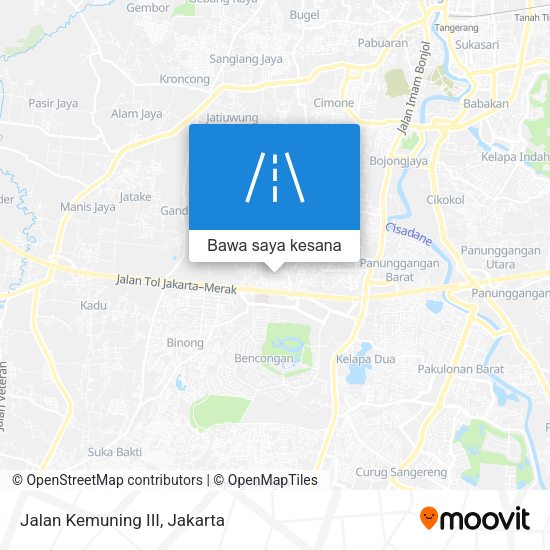 Peta Jalan Kemuning III