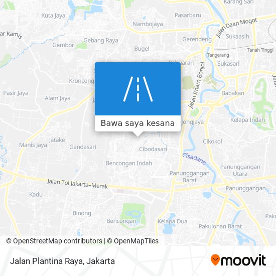 Peta Jalan Plantina Raya