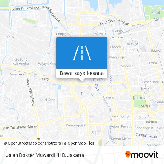 Peta Jalan Dokter Muwardi III D