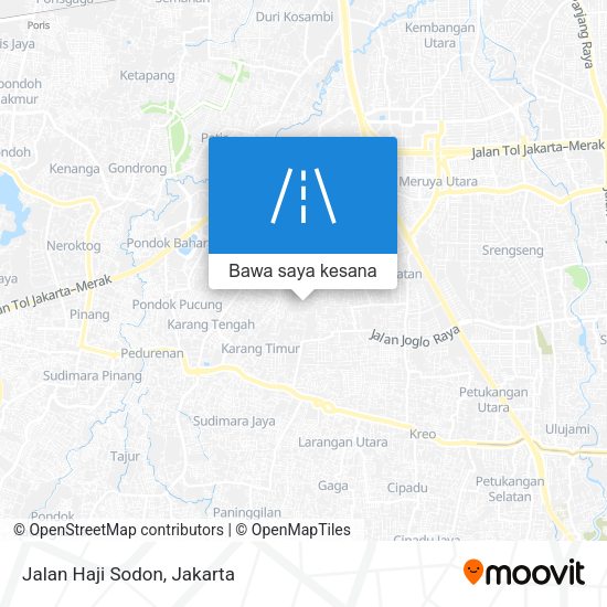 Peta Jalan Haji Sodon