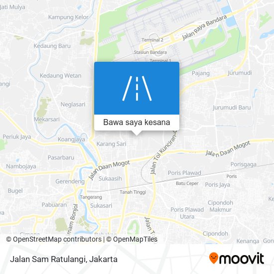 Peta Jalan Sam Ratulangi