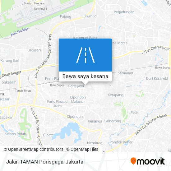 Peta Jalan TAMAN Porisgaga