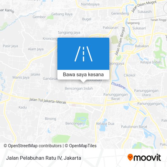 Peta Jalan Pelabuhan Ratu IV