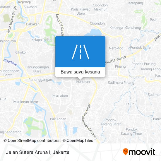 Peta Jalan Sutera Aruna I