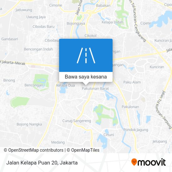 Peta Jalan Kelapa Puan 20