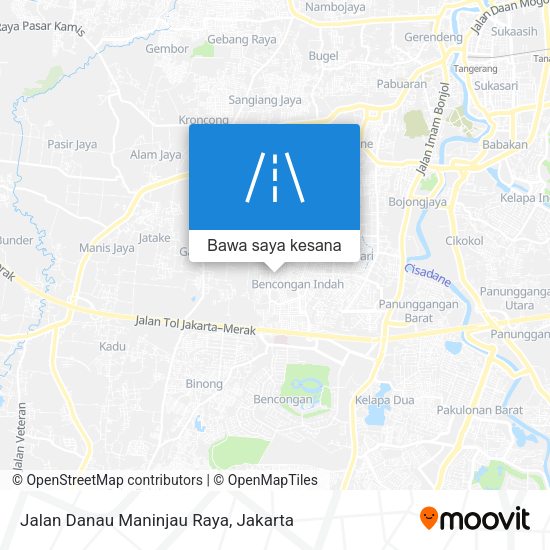 Peta Jalan Danau Maninjau Raya