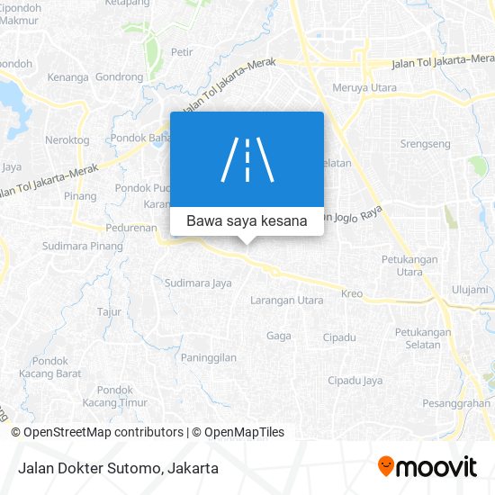 Peta Jalan Dokter Sutomo