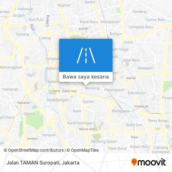 Peta Jalan TAMAN Suropati