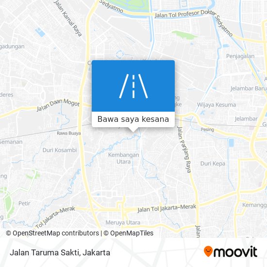 Peta Jalan Taruma Sakti