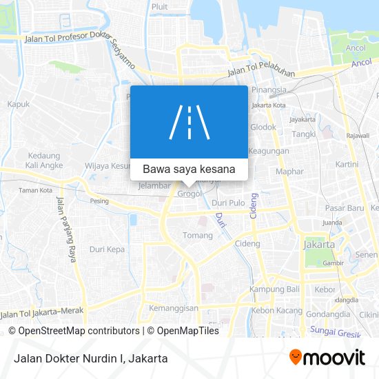 Peta Jalan Dokter Nurdin I
