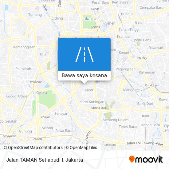 Peta Jalan TAMAN Setiabudi I