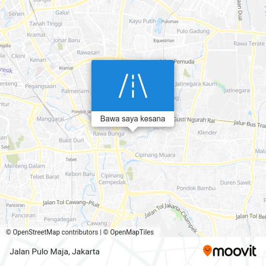 Peta Jalan Pulo Maja