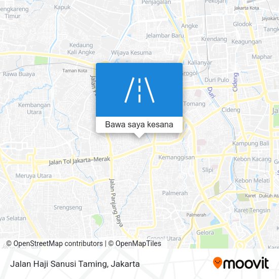 Peta Jalan Haji Sanusi Taming