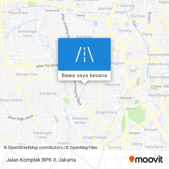 Peta Jalan Komplek BPK II