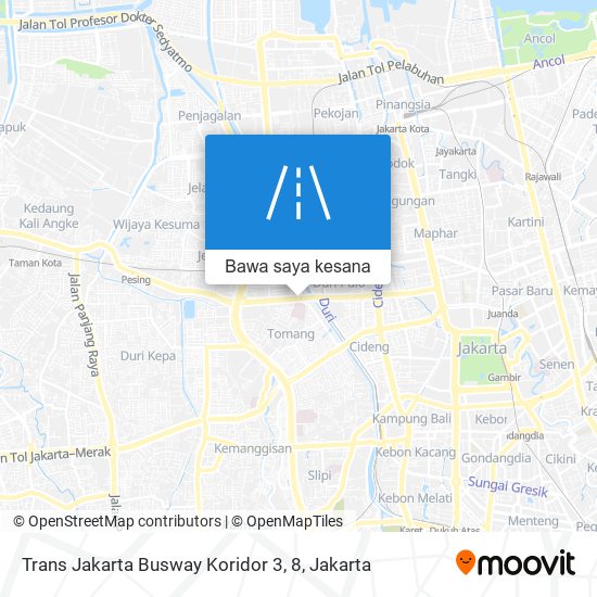 Peta Trans Jakarta Busway Koridor 3, 8