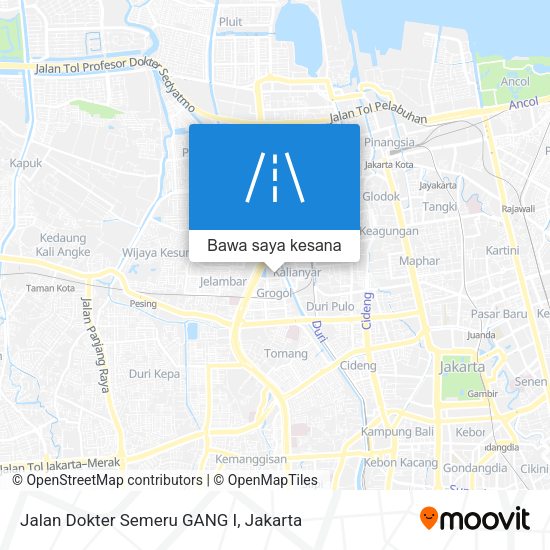 Peta Jalan Dokter Semeru GANG I