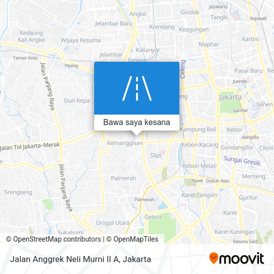 Peta Jalan Anggrek Neli Murni II A