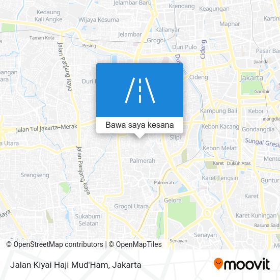 Peta Jalan Kiyai Haji Mud'Ham