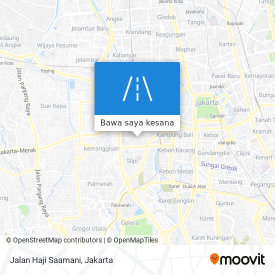 Peta Jalan Haji Saamani