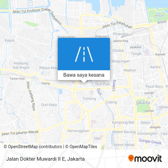 Peta Jalan Dokter Muwardi II E