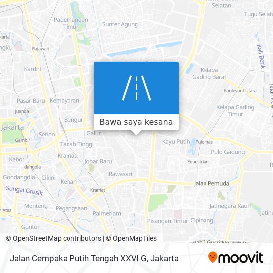 Peta Jalan Cempaka Putih Tengah XXVI G