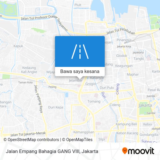 Peta Jalan Empang Bahagia GANG VIII