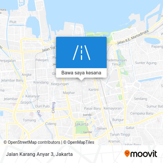 Peta Jalan Karang Anyar 3