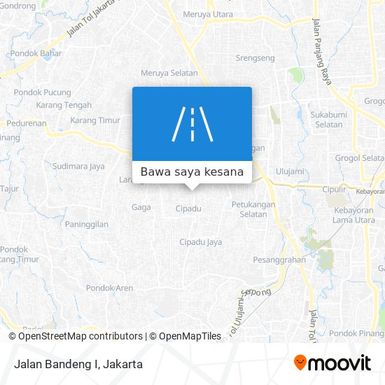 Peta Jalan Bandeng I