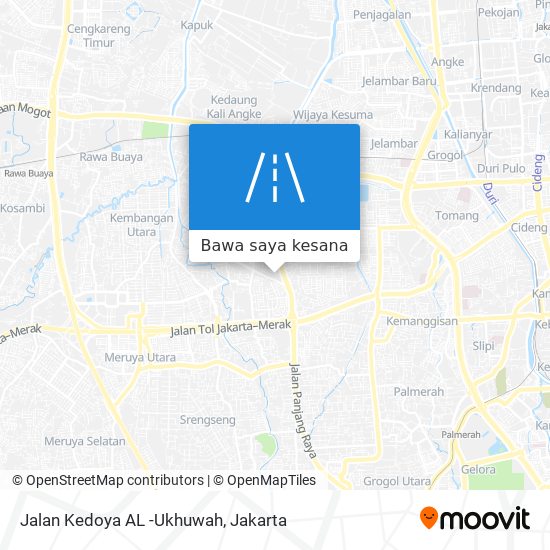 Peta Jalan Kedoya AL -Ukhuwah