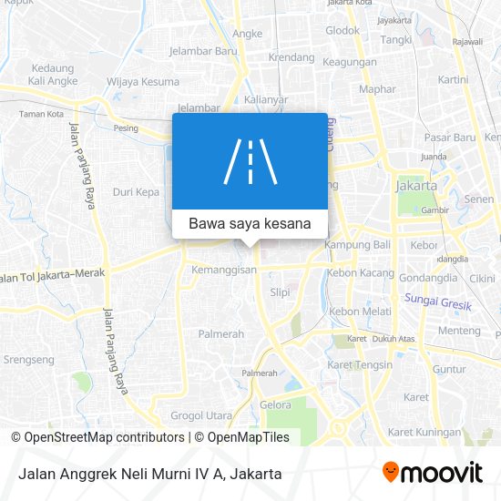 Peta Jalan Anggrek Neli Murni IV A