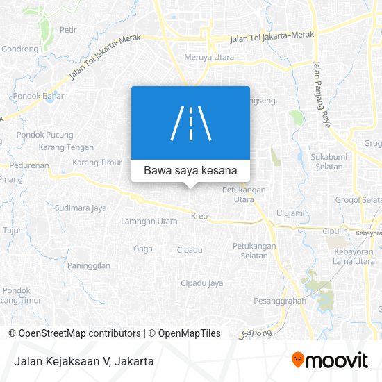 Peta Jalan Kejaksaan V