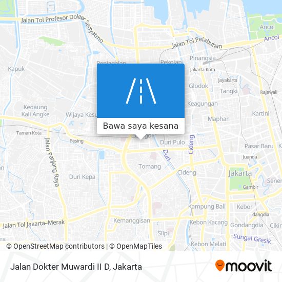 Peta Jalan Dokter Muwardi II D