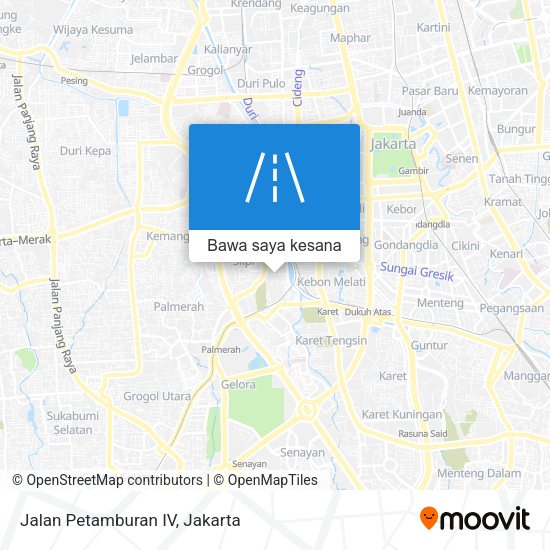 Peta Jalan Petamburan IV