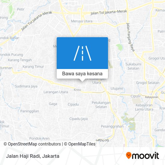 Peta Jalan Haji Radi