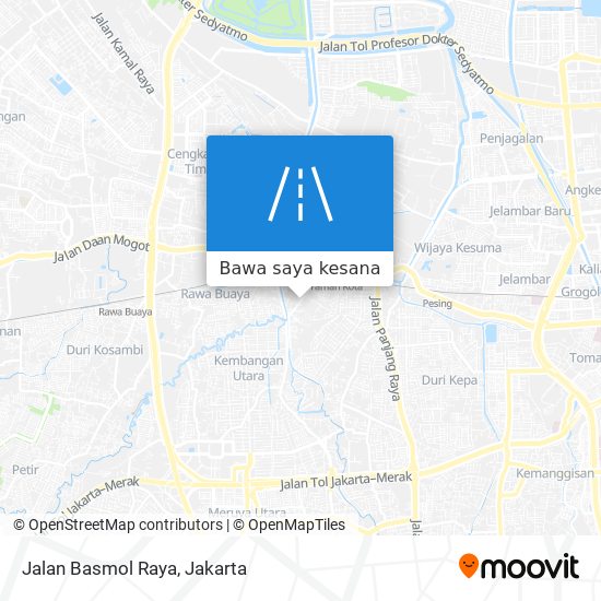 Peta Jalan Basmol Raya