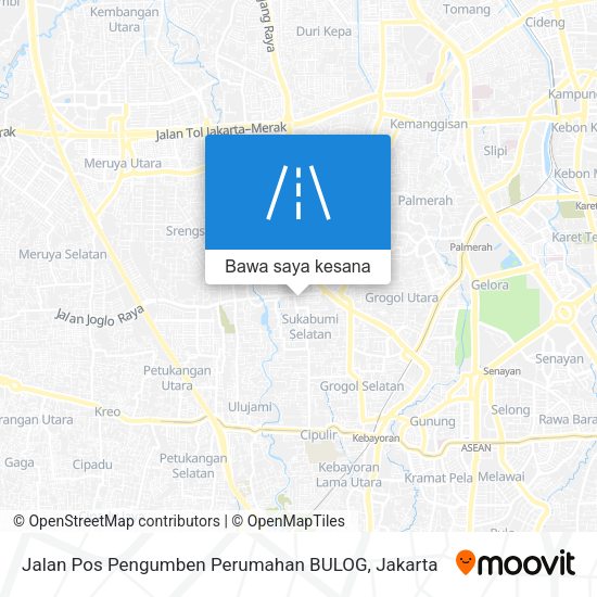 Peta Jalan Pos Pengumben Perumahan BULOG