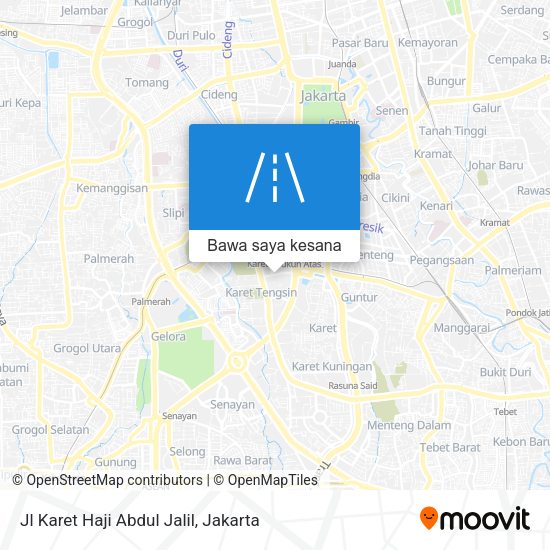 Peta Jl Karet Haji Abdul Jalil