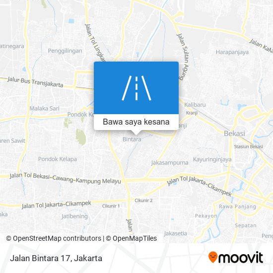 Peta Jalan Bintara 17