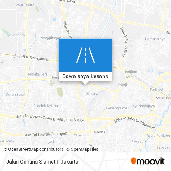 Peta Jalan Gunung Slamet I