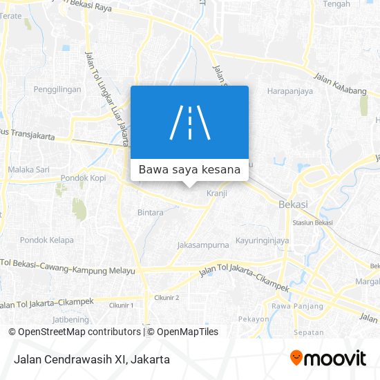 Peta Jalan Cendrawasih XI