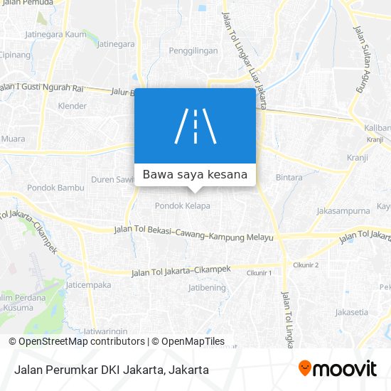 Peta Jalan Perumkar DKI Jakarta