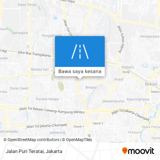 Peta Jalan Puri Teratai