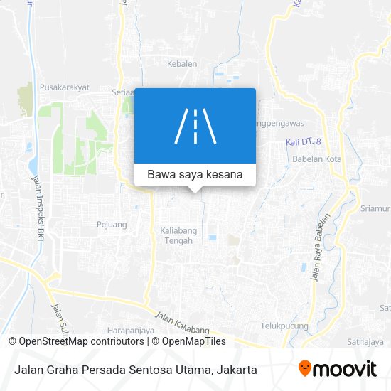 Peta Jalan Graha Persada Sentosa Utama