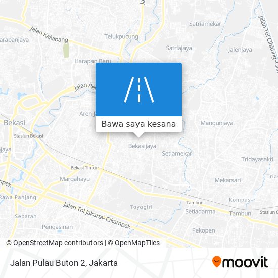 Peta Jalan Pulau Buton 2