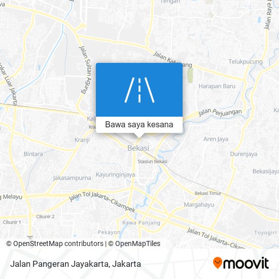 Peta Jalan Pangeran Jayakarta