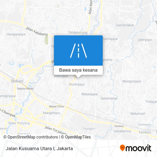 Peta Jalan Kusuama Utara I