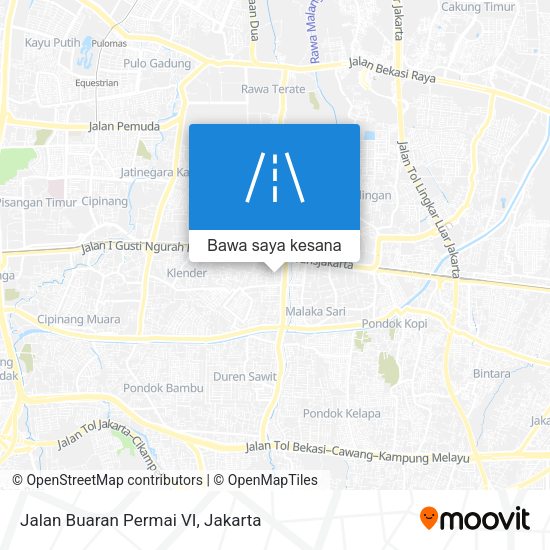 Peta Jalan Buaran Permai VI