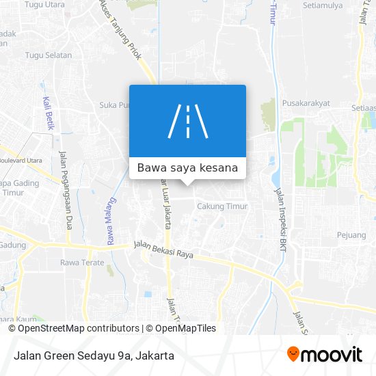 Peta Jalan Green Sedayu 9a