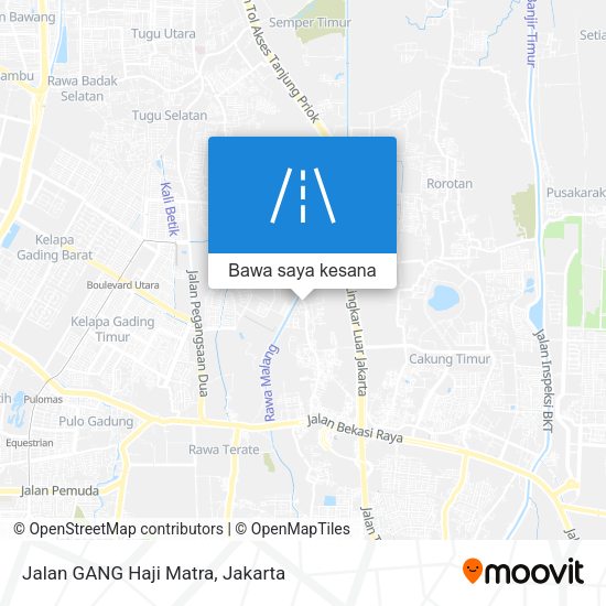 Peta Jalan GANG Haji Matra