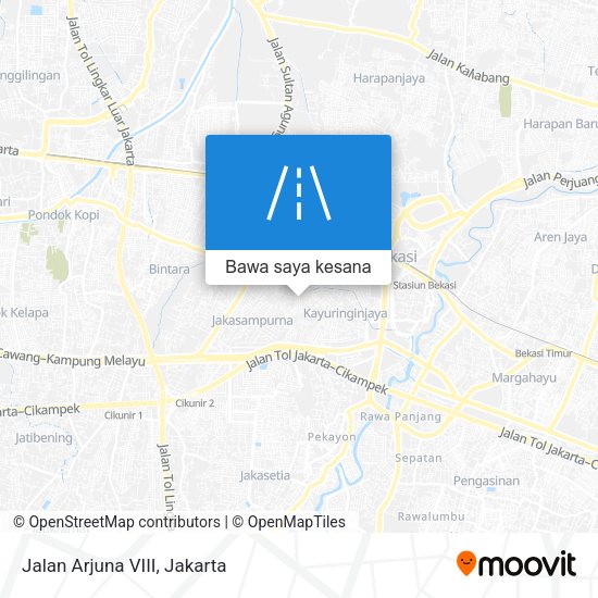 Peta Jalan Arjuna VIII